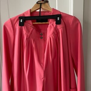 Women Pink Blazer and Pants Set